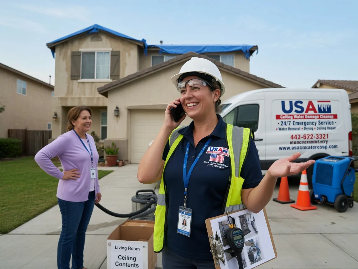 Ceiling Water Damage Restoration Freeman Spur, IL FAQs